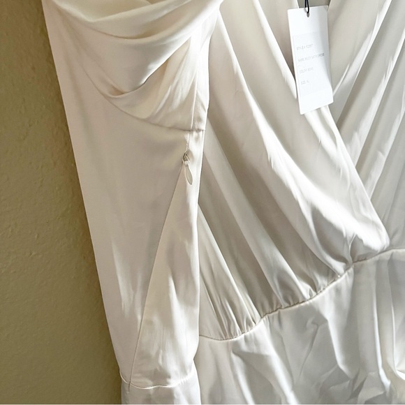 Generation Love Miley White Long Sleeve Satin Mini Dress - Picture 4 of 9